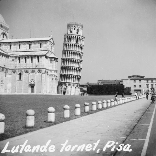 Det lutande klocktornet i Pisa.
