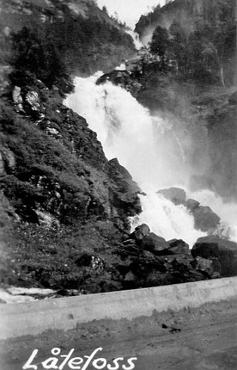 Låtefoss, ett välkänt vattenfall