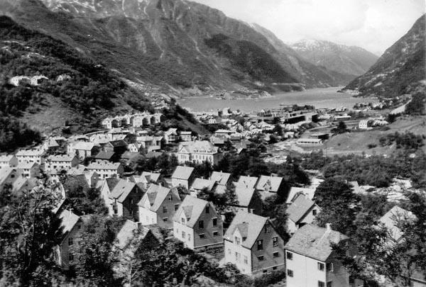 Odda, en liten stad längst in vid fjordens slut