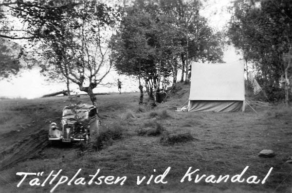 Tältplatsen i Kvanndal
