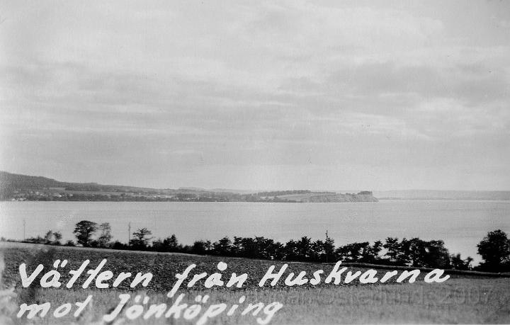 Utsikt från Huskvarna.