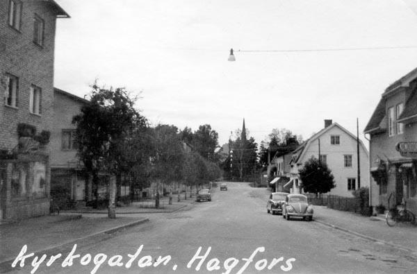 Kyrkogatan i Hagfors.