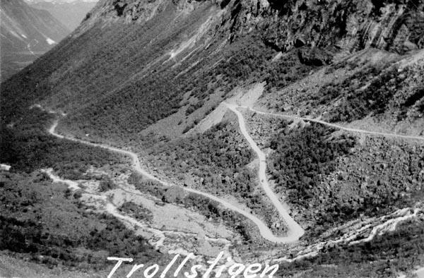 Lika krokig som välkänd är Trollstigen