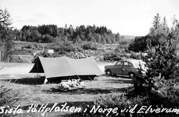 I Elverum tillbringade vi sista natten i Norge.