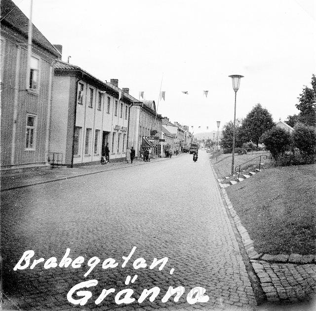 Brahegatan i Gränna