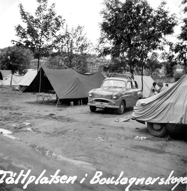 Campingplatsen i utkanten av Paris