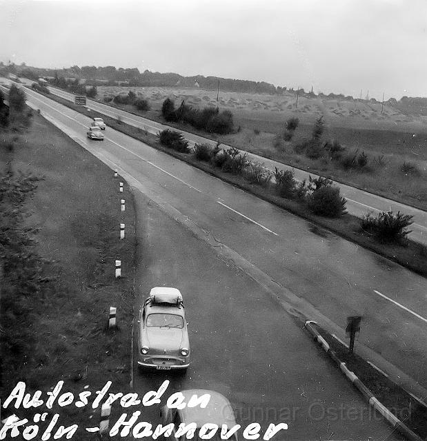 Autobahn mellan Köln och Hannover