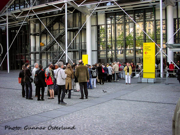 Kö vid Centre Pompidou