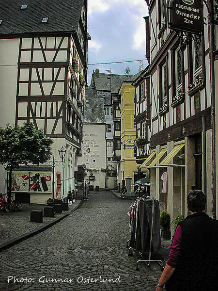 Bebyggelsen i Bernkastel-Kues var gammal
