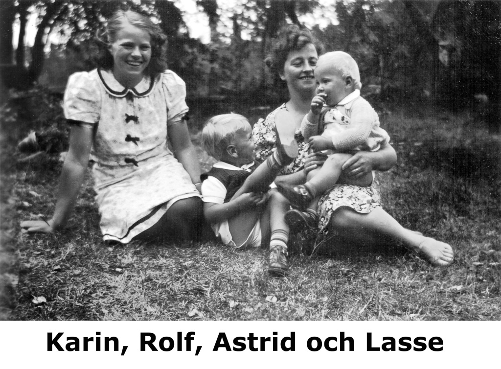 Karin, Rolf, Astrid och Lasse