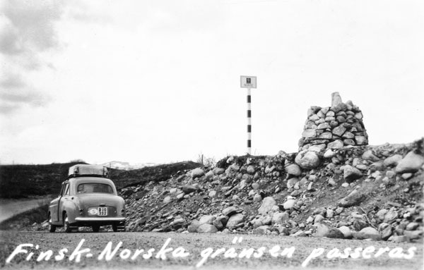 Finsk-norska gränsen passeras.