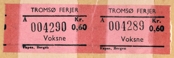 Färjebiljetter