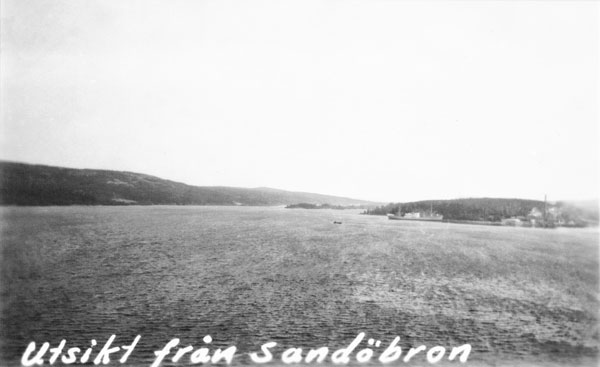Utsikt från Sandöbron