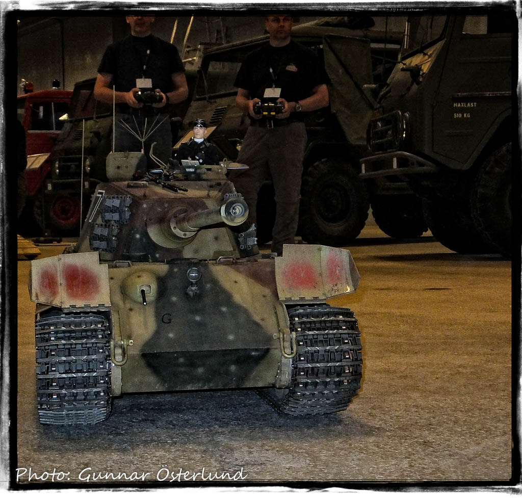 Tiger II i modell.