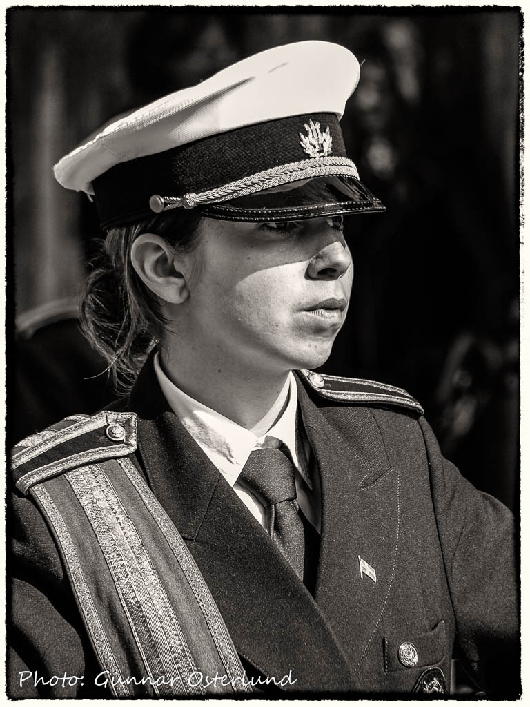 Skyttemusikkårens tamburmajor