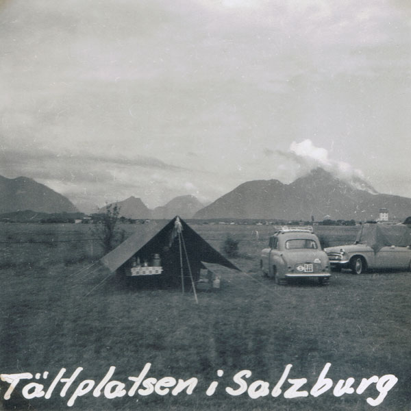 Campingplatsen i Salzburg.