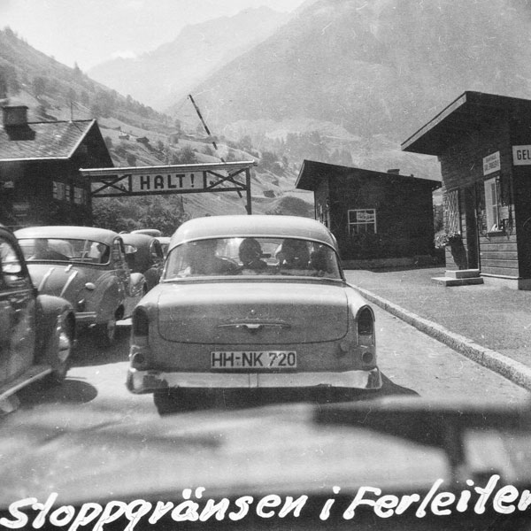 Vägtull i Ferleiten.