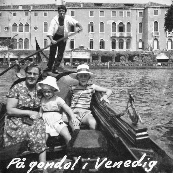Gondolfärd i Venedig.