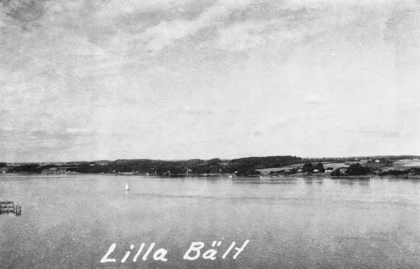 Lilla Bält mellan Jylland och Fyn.