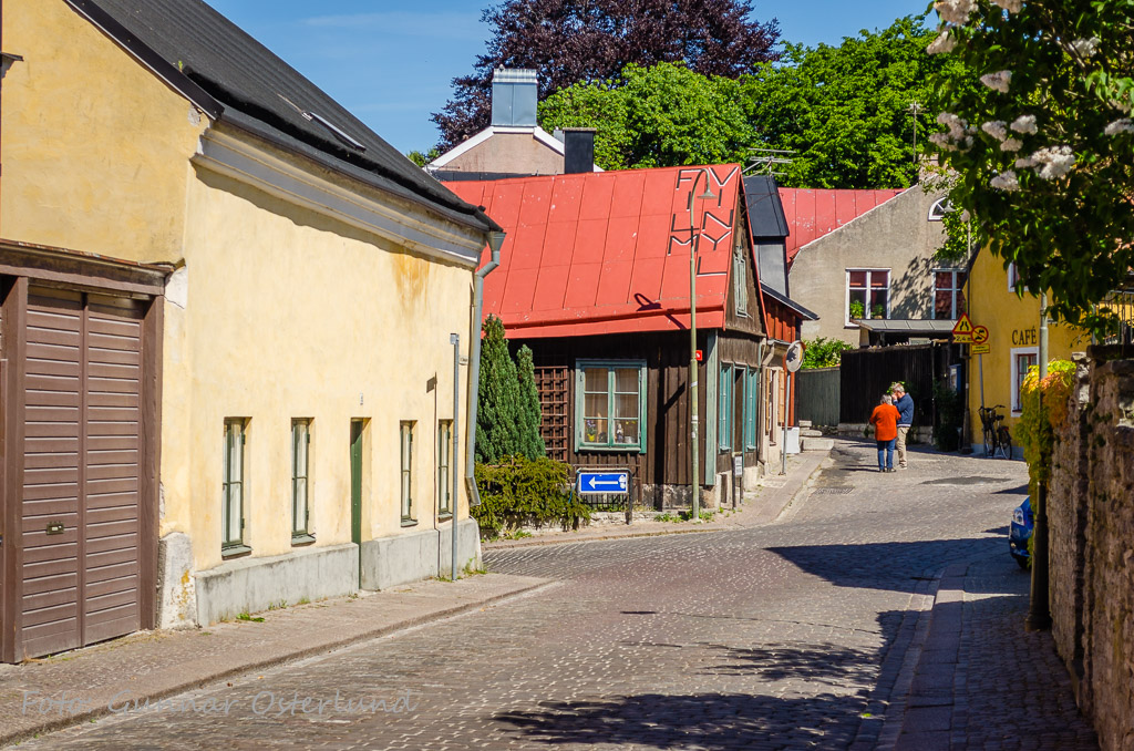 Gatumiljö i Visby.