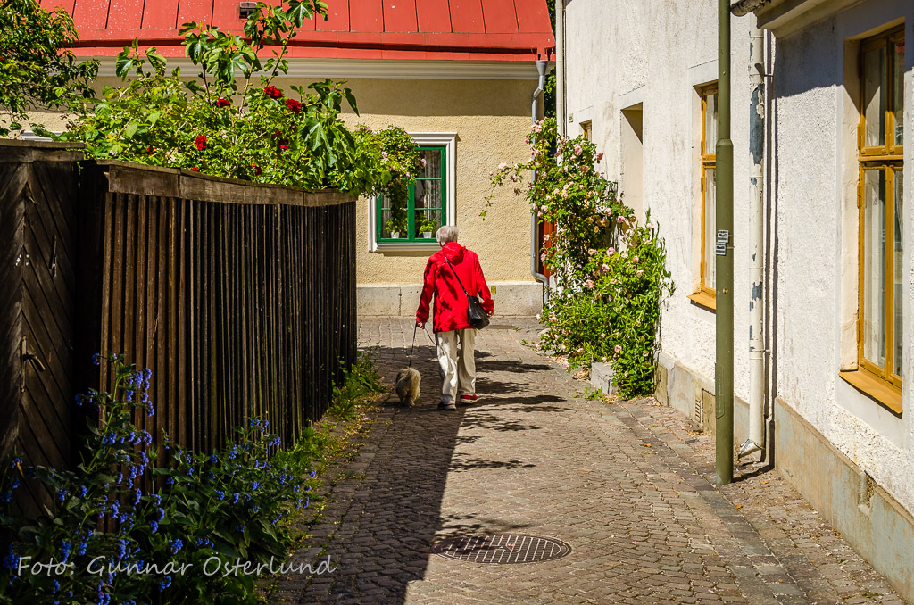 Birgitta och Mimi i Visby.