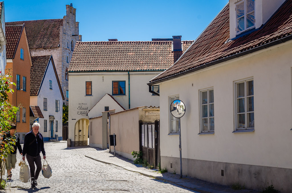 Stadsmiljö i Visby.