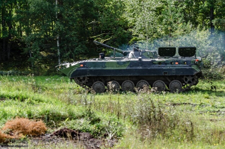 Pbv 501 under uppvisning vid Arsenalen.