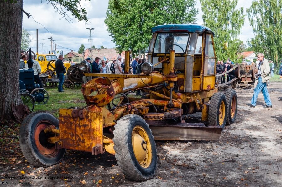 En gammal v&auml;lanv&auml;nd v&auml;ghyvel vid J&auml;ders bruk.