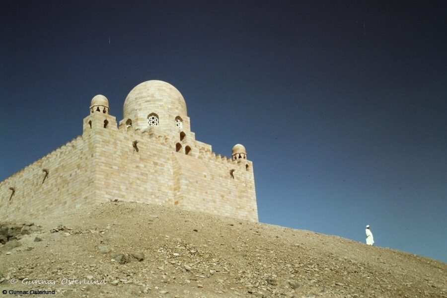 Aga Khans mausoleum i Assuan.