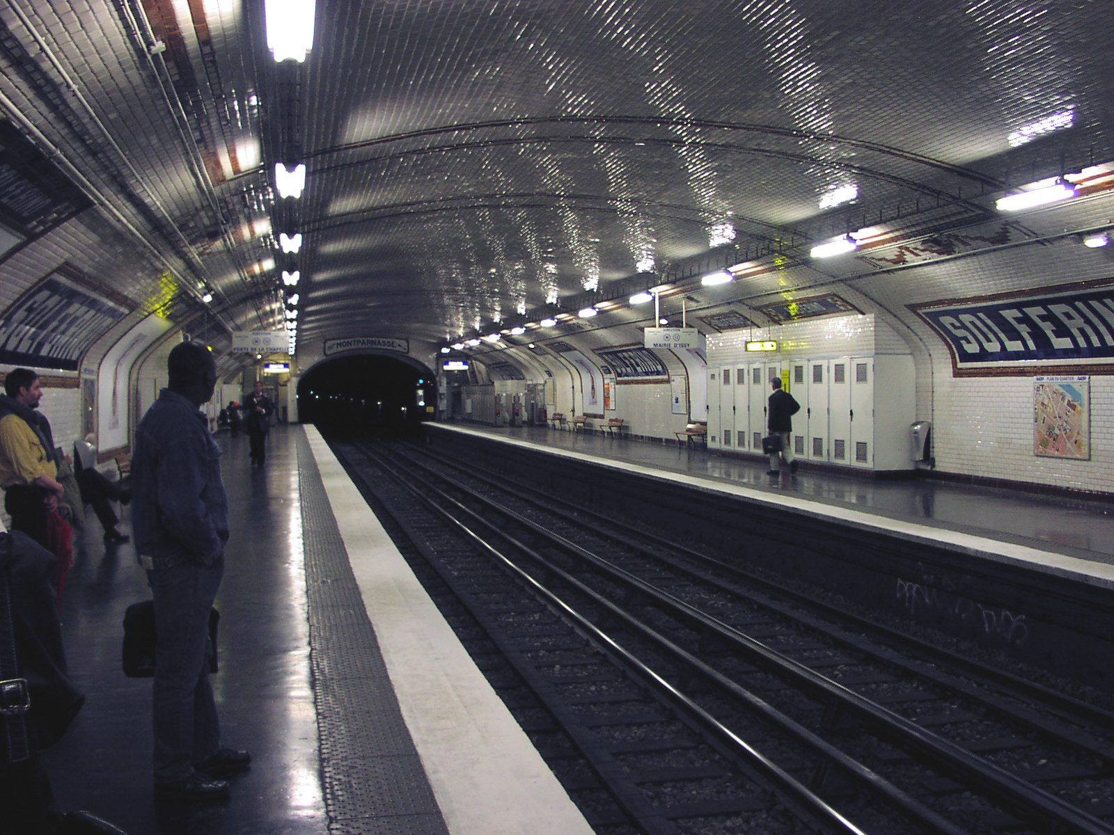 Tunnelbanestation.