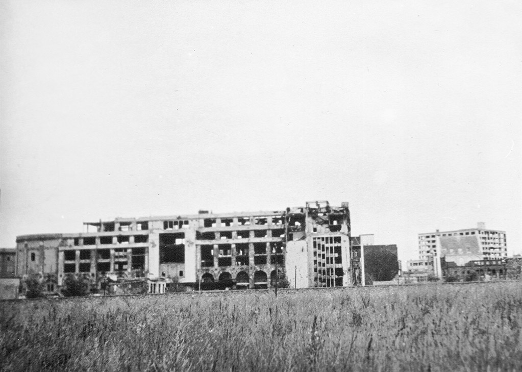 Ruiner i Öst-Berlin.