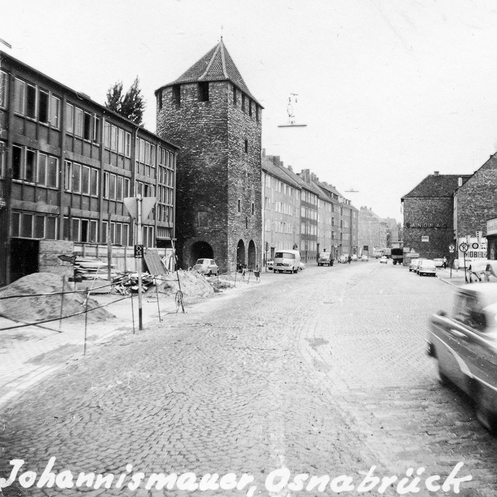 Den gamla stadsmuren i Osnabrück.