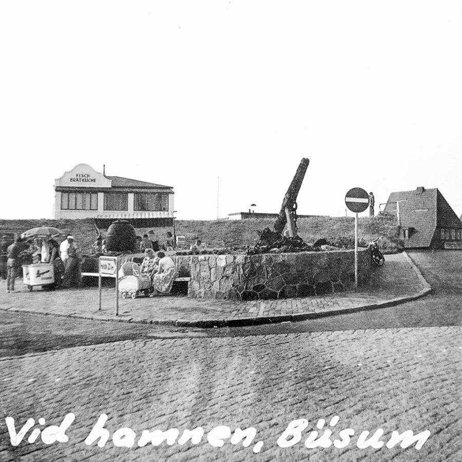 Vid den lilla hamnen i Büsum.