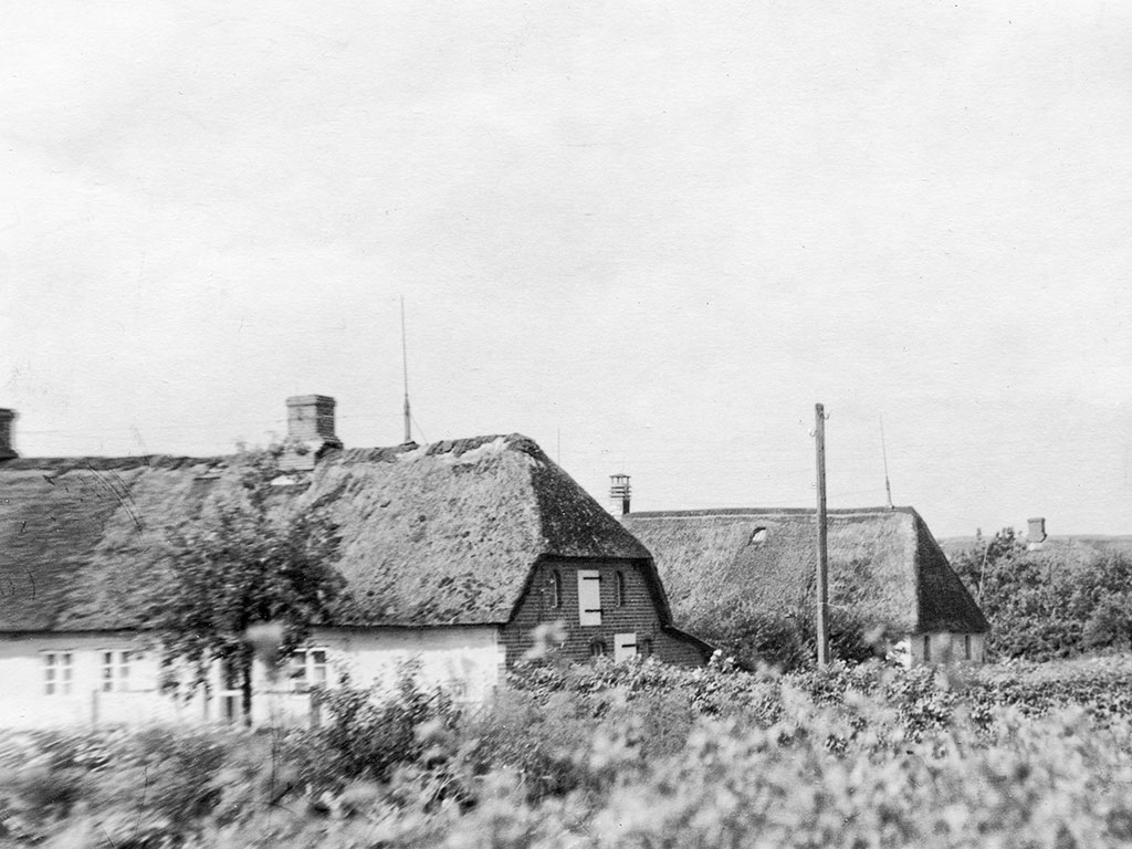 Det fanns gott om hus med halmtak i Schleswig.