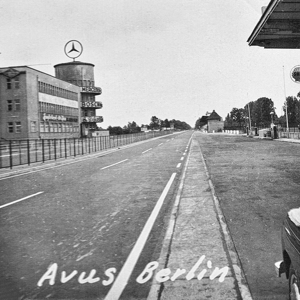 Avusbahn var en del av motorvägen, som användes för racertävlingar.