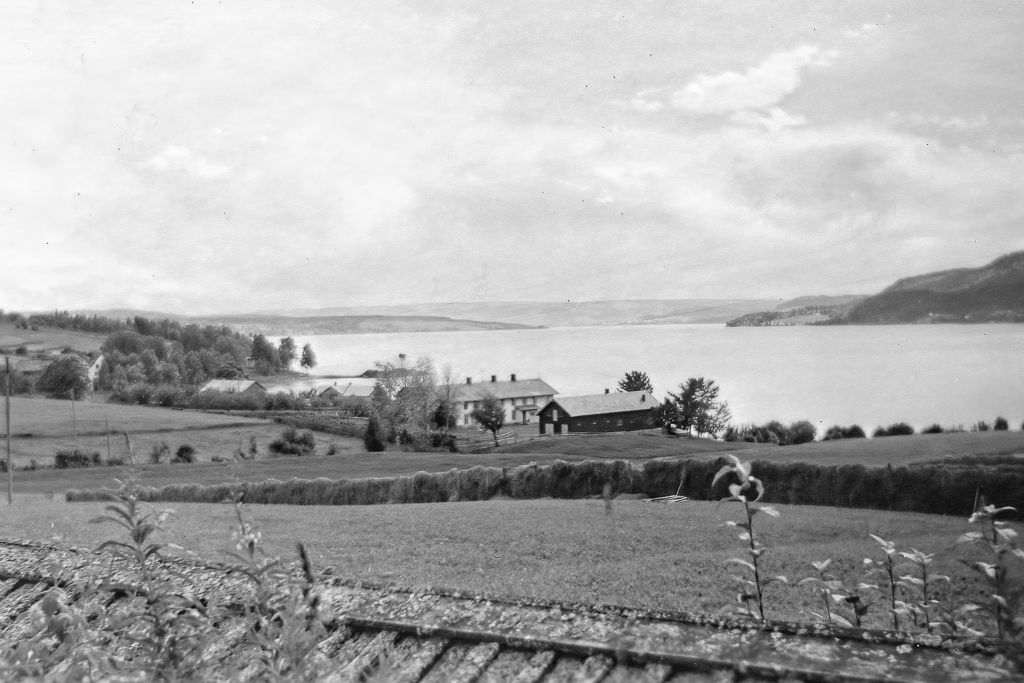 Utsikt över sjön Mjösa från Ringsbaker.