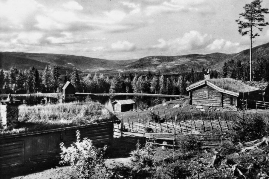 Setergrenda på Majhaugen utanför Lillehammer.