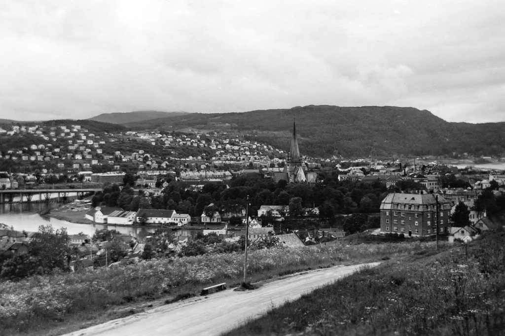 Utsikten över Trondheim från Cristiansten.