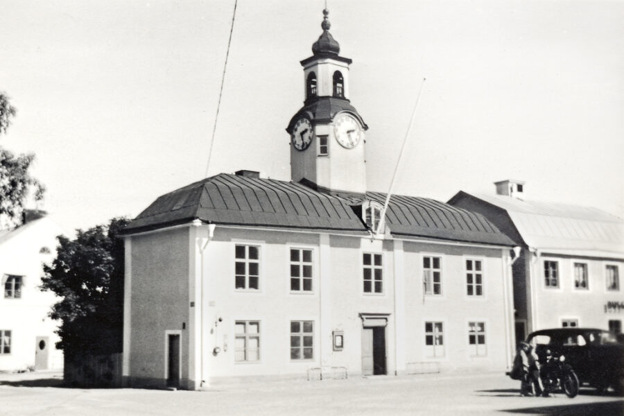 Östhammars rådhus var litet och fint.